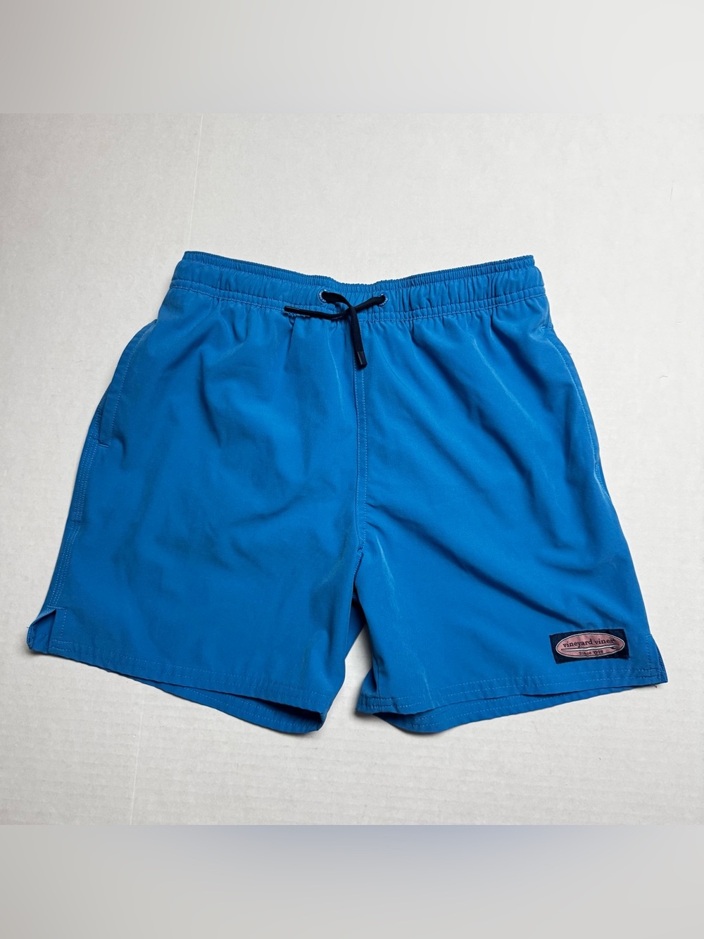Boys' Vineyard Vines Mesh Lined SwimTrunks Board Shorts In Blue Size: M